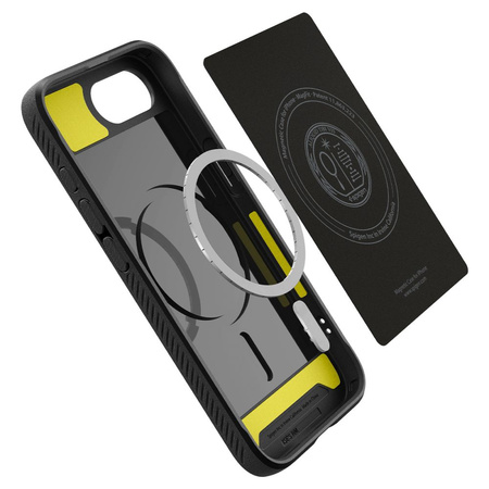 SPIGEN ETUI RUGGED ARMOR DO MAGSAFE DO IPHONE 16E MATTE BLACK OCHRONA