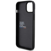 Etui BMW Leather Carbon na iPhone 15 Plus - czarne