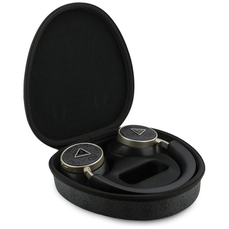 Słuchawki nauszne Guess 4G Triangle Logo Bluetooth ENC czarny