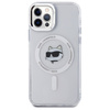 KARL LAGERFELD CASE HARDCASE DO IPHONE 12 12 PRO Z METALOWYM LOGO CHOUPETTE