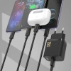 Ładowarka sieciowa Dudao A27STEU 25W GaN USB-A z kablem USB-A - USB-C - biała