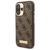 Guess GUHMP16MU4GPRW iPhone 16 Plus 6.7 brązowy/brown hardcase 4G Logo Plate MagSafe
