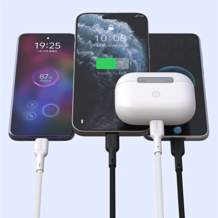 DUDAO KABEL L9C 65W USB-C DO USB-C DO IPHONE LAPTOP 2M Z SZYBKIM