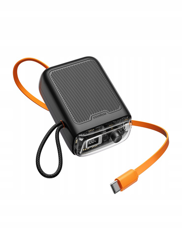 INNOSTYLE MINI POWERBANK 10000MAH 2X USB-C TYP C 33W ROZWIJANY KABEL USB-C