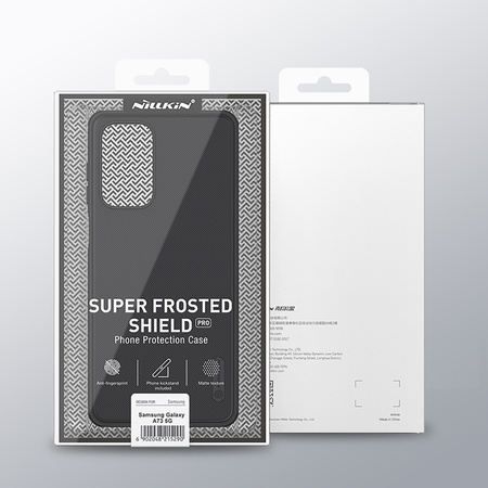 Nillkin Super Frosted Shield Pro wytrzymałe etui pokrowiec Samsung Galaxy A73 czerwony