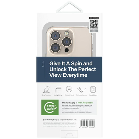 UNIQ ETUI SWIVIX DO IPHONE 16 PRO 360 STOPNIOWA ROTACJA Z KICKSTAND