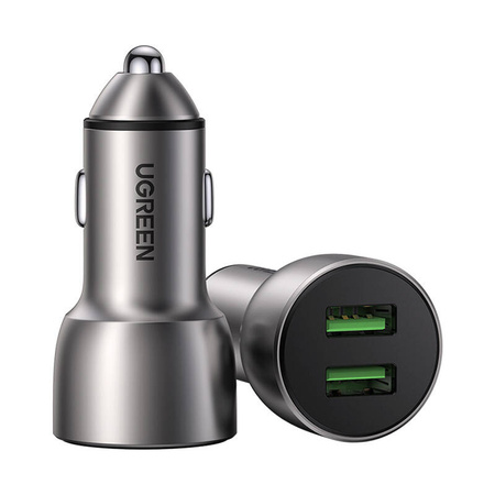 UGREEN ŁADOWARKA SAMOCHODOWA QC 3.0 2XUSB DO TELEFONÓW SAMSUNG XIAOMI LG
