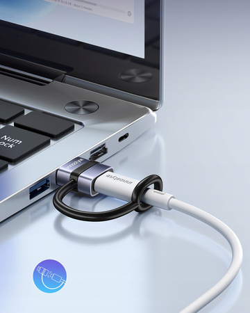 INNOSTYLE ADAPTER PRZEJŚCIÓWKA USB-A 3.0 DO USB-C NA USB TYP C 3A 5GBPS OTG