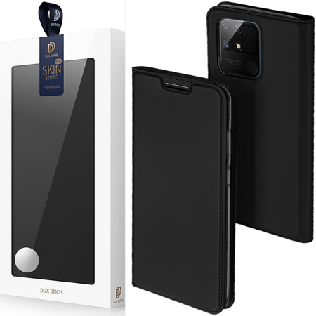 Dux Ducis Skin Pro kabura etui pokrowiec z klapką Realme Narzo 50A czarny