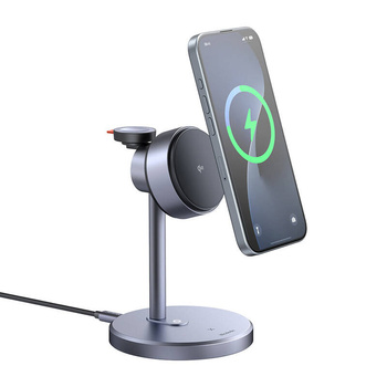 MCDODO STACJA DOKUJĄCA ŁADOWARKA INDUKCYJNA 3W1 DO IPHONE AIRPODS WATCH QI2