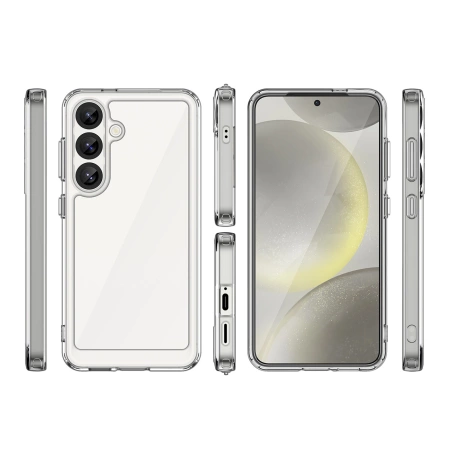 HURTEL ETUI OUTER SPACE CASE Z ŻELOWĄ RAMKĄ DO XIAOMI POCO C71 OCHRONA