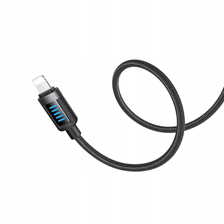 MCDODO KABEL USB-A LIGHTNING SZYBKIE ŁADOWANIE DO APPLE IPHONE 12W 1M LED