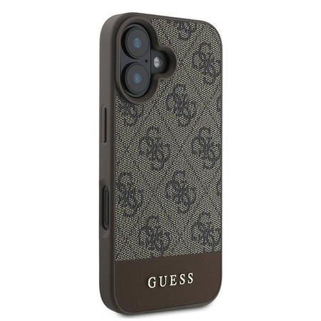 GUESS POKROWIEC HARDCASE DO IPHONE 16 PLUS 6.7 Z LOGO BOTTOM STRIPE