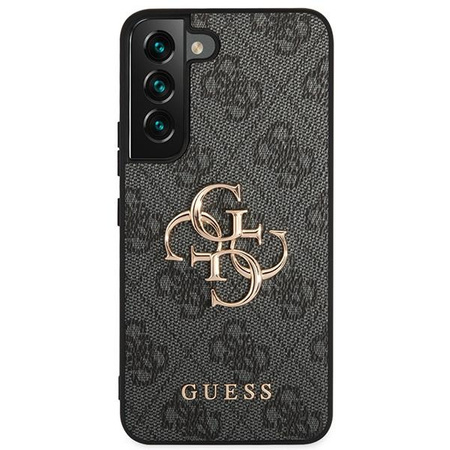 Etui Guess GUHCS23S4GMGGR S23 S911 - szare hardcase 4G Big Metal Logo