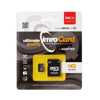 IMRO KARTA PAMIĘCI MICROSD 32GB DO TELEFONÓW TABLETÓW SZYBKA I DUŻA PAMIĘĆ