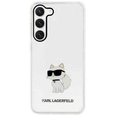 Etui Karl Lagerfeld KLHCS23MHNCHTCT S23+ S916 - przezroczyste hardcase Ikonik Choupette