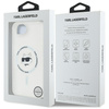 KARL LAGERFELD ETUI IML METAL CHOUPETTE HEAD DO MAGSAFE DO IPHONE 16E