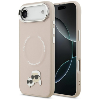 Etui Karl Lagerfeld Karl & Choupette     Pins MagSafe do iPhone Air różowy