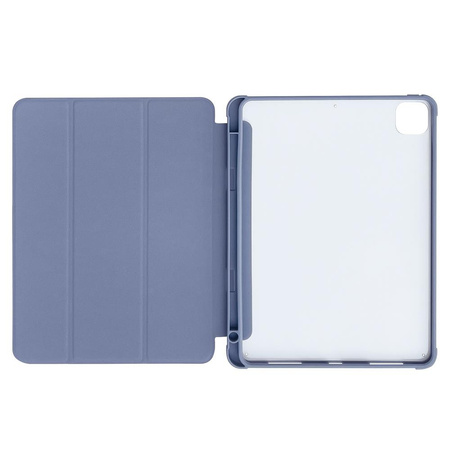 Stand Tablet Case etui iPad 10.9'' 2022 (10 gen.) pokrowiec z klapką smart cover niebieskie