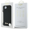 GUESS ETUI POKROWIEC DO IPHONE 16E DO MAGSAFE SILICONE SCRIPT METAL LOGO