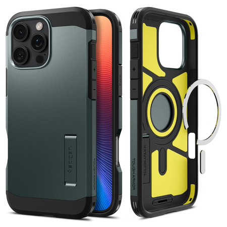 SPIGEN TOUGH ARMOR MAG CASE DO IPHONE 16 PRO DO MAGSAFE OCHRONA PRZED