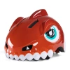 Kask rowerowy dziecięcy Wozinsky motyw dinozaur 52-56 cm - czerwony