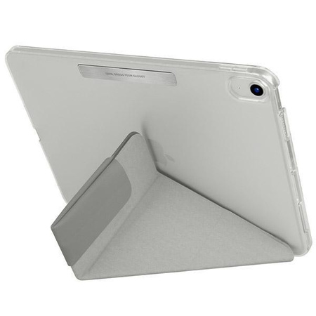 Etui Uniq Camden na iPad 10 gen. (2022) - szare fossil Antimicrobial