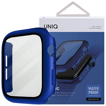 UNIQ etui Nautic Apple Watch Series 4/5/6/SE 40mm niebieski/blue