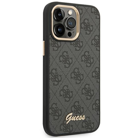 GUESS ETUI HARD CASE DO IPHONE 14 PRO MAX 6.7 VINTAGE GOLD LOGO Z PASEM 4G