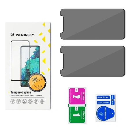 WOZINSKY SZKŁO HARTOWANE PRIVACY GLASS DO SAMSUNG GALAXY A06 5G A05 2-PAK