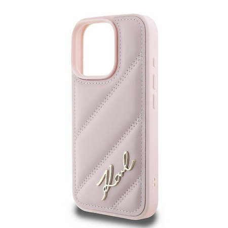 KARL LAGERFELD ETUI HARDCASE DO IPHONE 16 PRO MAX QUILTED SIGNATURE