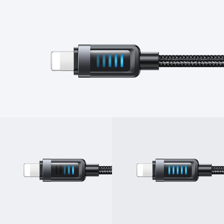 MCDODO KABEL USB-C LIGHTNING SZYBKIE ŁADOWANIE DO APPLE IPHONE 36W 1M LED