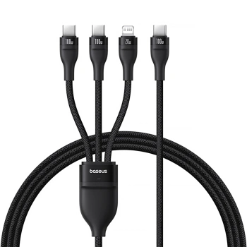 BASEUS KABEL 3W1 USB-C DO LIGHTNING 1,5M DO IPHONE 12 13 14 100W Z 3 KABLAM