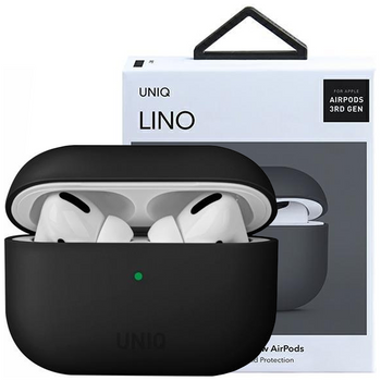 UNIQ etui Lino AirPods Pro Silicone czarny/ink black