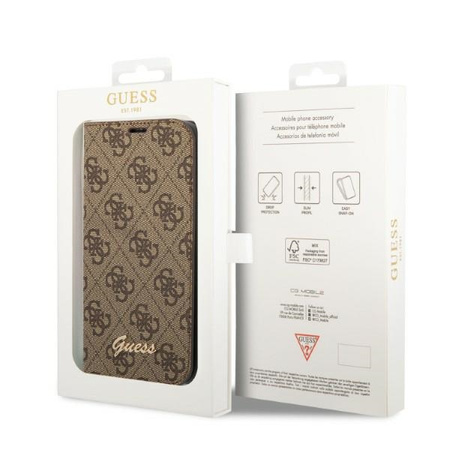 GUESS ETUI DO IPHONE 14 PRO MAX 6,7 Z LOGO GOLD WERSJA VINTAGE MAGNETYCZNE