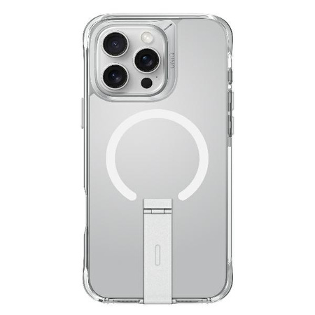 UNIQ ETUI ELEVA CASE DO IPHONE 16 PRO Z WERTYKALNYM STANDEM PRZEZROCZYSTE
