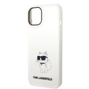 Karl Lagerfeld KLHCP14MSNCHBCH iPhone 14 Plus 6,7" hardcase biały/white Silicone Choupette