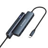 WOZINSKY HUB USB-C 6 W 1 WIELOFUNKCYJNY DO LAPTOPA TELEFONU ALUMINIOWY