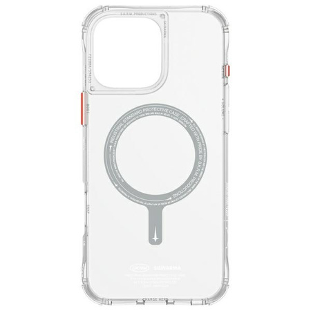 Skinarma etui Saido iPhone 16 Pro 6.3 Magnetic Charging przezroczysty/clear