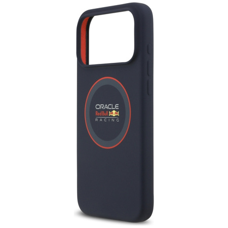 Etui Red Bull Silicone Red Ring MagSafe  do iPhone 17 Pro Max granatowy