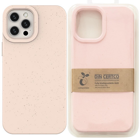 Eco Case etui iPhone 14 Plus silikonowy degradowalny pokrowiec różowe