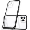 HURTEL ETUI SILIKONOWE POKROWIEC DO IPHONE 14 PRO MAX CLEAR 3IN1 Z RAMKĄ