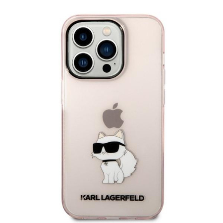 Karl Lagerfeld KLHCP14XHNCHTCP iPhone 14 Pro Max 6,7" różowy/pink hardcase Ikonik Choupette