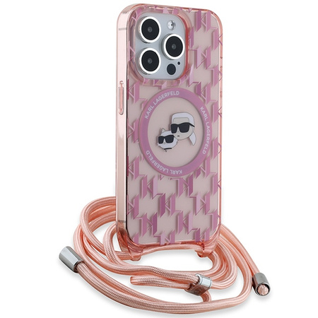 KARL LAGERFELD CASE DO MAGSAFE DO IPHONE 15 PRO MAX 6.7 CROSSBODY KARL HEAD