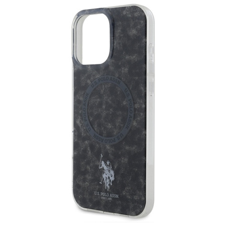 U.S. POLO ASSN. ETUI DO IPHONE 16 PRO MAX 6.9 DO MAGSAFE RING IML CZARNE