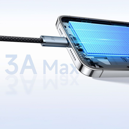 MCDODO KABEL USB-A LIGHTNING SZYBKIE ŁADOWANIE DO TELEFONU LED BIAŁY 2M