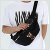Nimmy Nerka na ramię czarny/black Crossbody Glasses Cool Dog