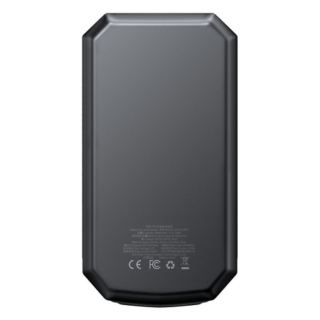 Baseus powerbank Power Starter Jump Starter urządzenie rozruchowe booster 20000mAh 12V (2000A / 1000A) + kable krokodylki czarny (CGNL020001)