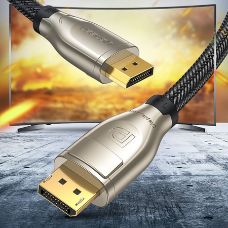 Ugreen kabel przewód DisplayPort 1.4 2m szary (DP112)