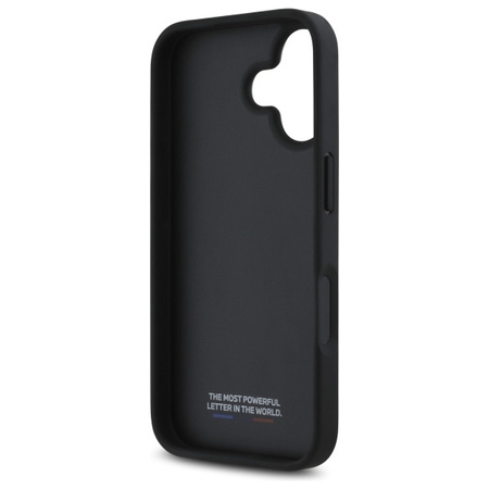 BMW HARDCASE DO IPHONE 16.1 PERFOROWANE ANTRACYT Z TRICOLOR BMHCP16S23PUPVA